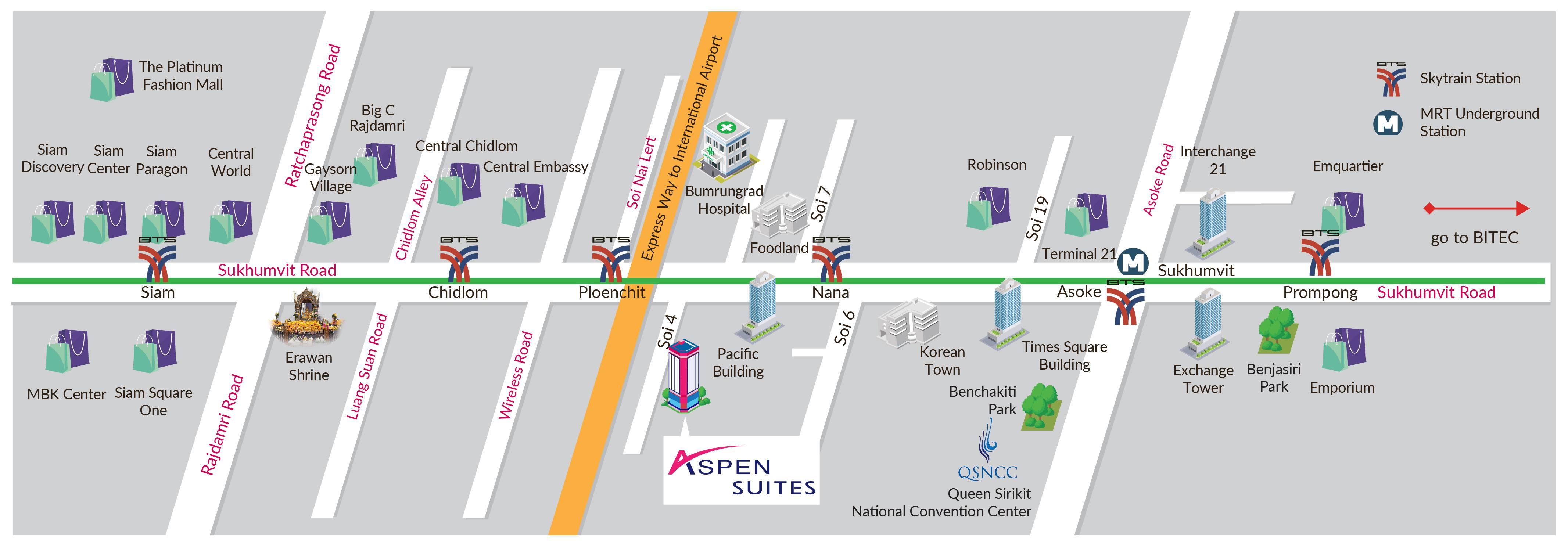 Aspen Suites Hotel Sukhumvit 2 Bangkok Exterior foto